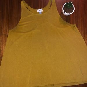Mustard Racerback Tank